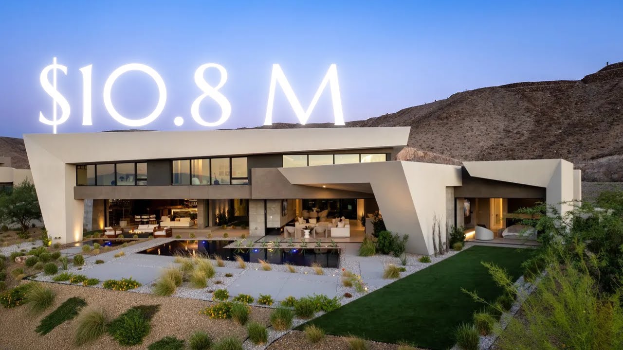 Inside a $10,000,000 Blue Heron Mansion With Unreal Las Vegas Strip Views