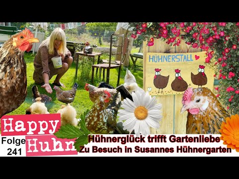 Chicken happiness meets garden love, part 2: Susanne and her happy chickens in Bavaria HAPPY CHIC...