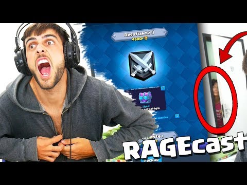 ELA BRIGOU COMIGO POR CAUSA DO RAGE NO PUSH DO CLASH ROYALE