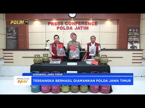 POLDA JATIM UNGKAP PENYALAHGUNAAN LPG SUBSIDI DI MALANG