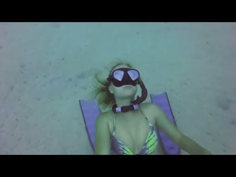 Explore the Bajan Queen Ship Wreck With Hot and Sensual Freediving & Snorkeling Girl 2018 HD