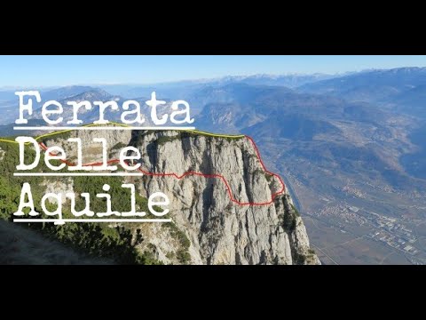 Ferrata delle Aquile (Klettersteig) in Paganella
