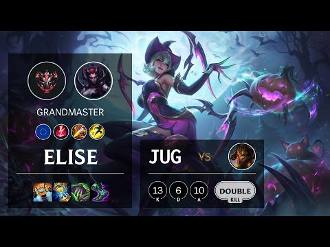 Elise Jungle vs Jarvan IV - EUW Grandmaster Patch 11.17