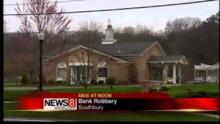 preview picture of video 'Bank robbery in Southbury'
