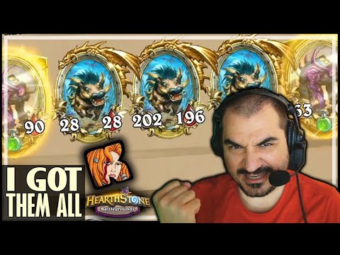 I GOT THEM ALL! - Hearthstone Battlegrounds