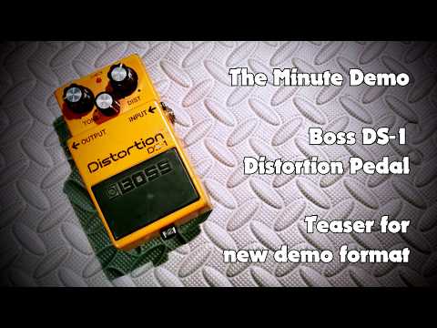 * The Minute Demo Boss DS-1 * No it doesn't suck! teaser * with Boss Katana Amp clean channel