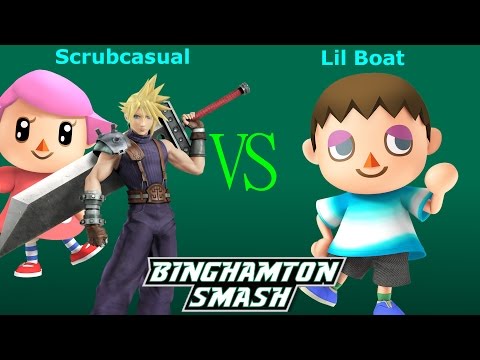 BU Smash Biweekly 7 - Scrubcasual (Cloud, Villager) vs Lil Boat (Villager)