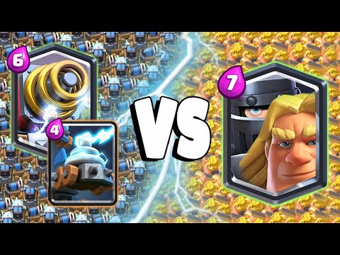 SPARKY + ZAPPIES Vs MEGA KNIGHT + GOLDEN KNIGHT - Clash Royale Challenge #365