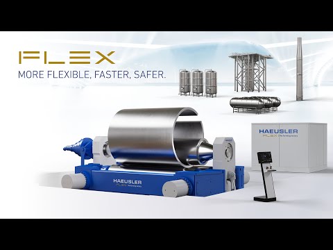 FLEX - 3-roll plate bending machine