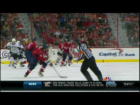 Ovechkin Smashes Goal Cam