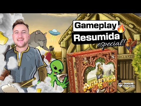 AGRICOLA 15 - Gameplay Resumida Especial (Com o DECK X e Leitário)
