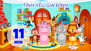 Tình yêu gia đình - 11 phút Giramille | Bài hát thiếu nhi và bài hát thiếu nhi