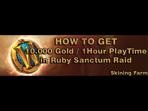 [WOW BFA GOLD FARM 8.3] - HOW TO GET 10k Gold/1Hour PlayTime in Ruby Sanctum Raid