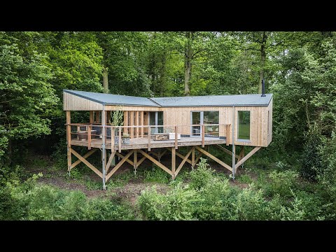 Staying at a Luxury Treehouse in The Woods