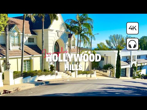 Hollywood Hills Scenic Drive | Mount Olympus Relaxing ASMR POV (4K)