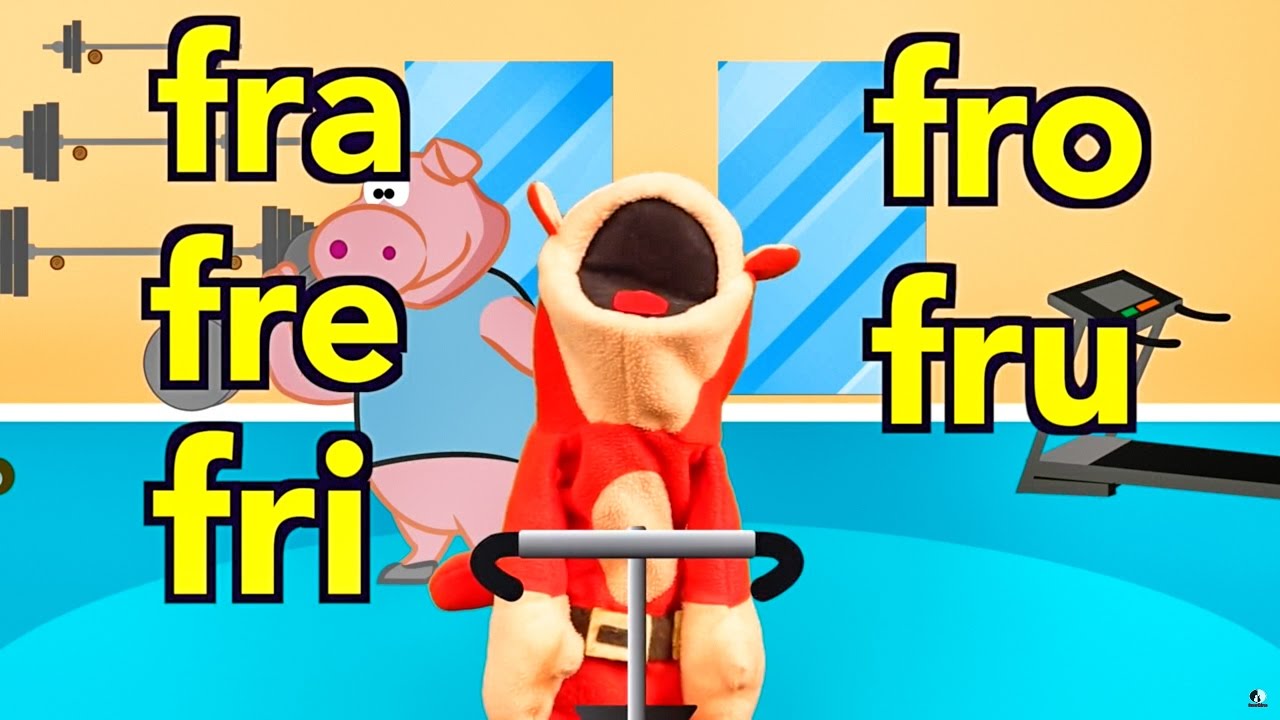 Sílabas fra fre fri fro fru - El Mono Sílabo - Videos Infantiles - Educación para Niños #