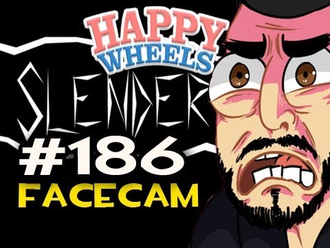 Happy Wheels w/Nova Ep.186 FACECAM - SLENDER HD EDITION