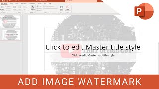 How to add a watermark in PowerPoint | PowerPoint Tutorial
