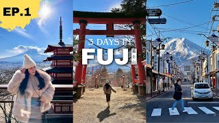 3 Days with Majestic Mt. Fuji 🗻｜Ubuya Hotel (Room 501)｜富士山之旅｜湖山亭产屋 (501号房)｜EP.1