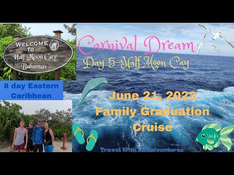Thumbnail for Beach Day Dreams! 🌴 Carnival Dream Visits Half Moon Cay – Day 5 Adventures