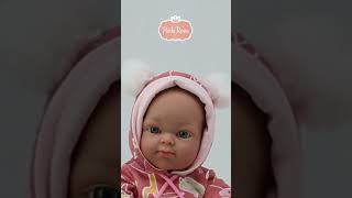 Realistické miminko - holčička - Minipikolina v růžové mikině