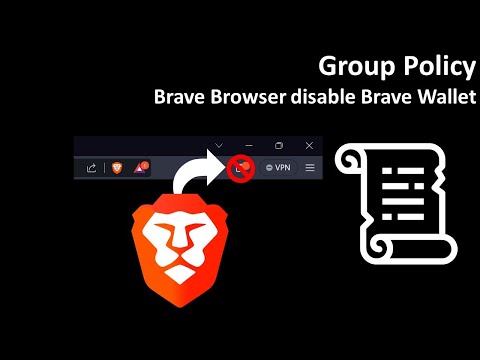 Group Policy: Brave Browser disable Brave Wallet