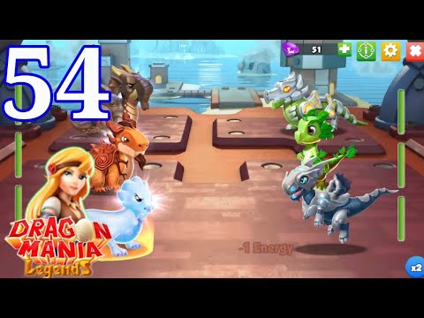 Dragon Mania Legends - Gameplay Walkthrough Part 54 - Battle 49-51 (iOS, Android)
