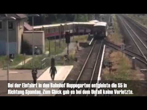 Hoppegarten: S-Bahn entgleist, aber niemand verletzt