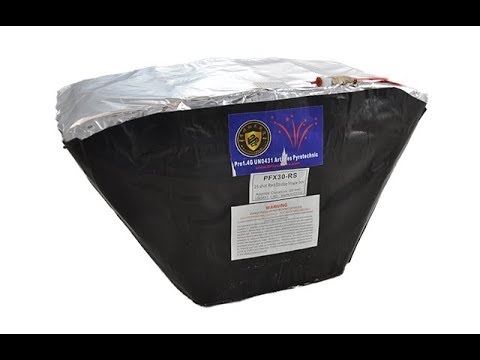 PFX30RS 25 SHOT RED STROBE FINALE BOX - DOMINATOR PRO