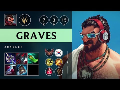 Graves Jungle vs Lillia - KR Grandmaster Patch 25.08