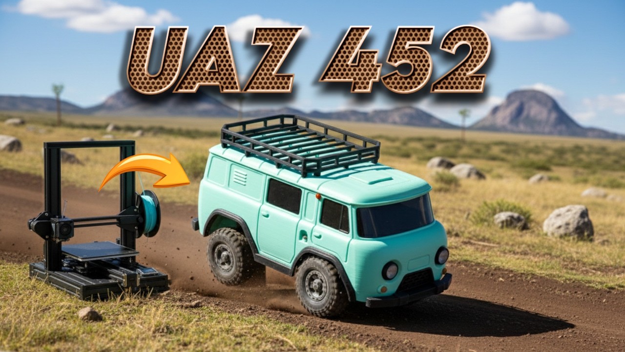 Uaz 452 Bukhanka (3d printing model)