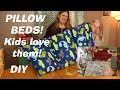 How to make pillow beds for kids