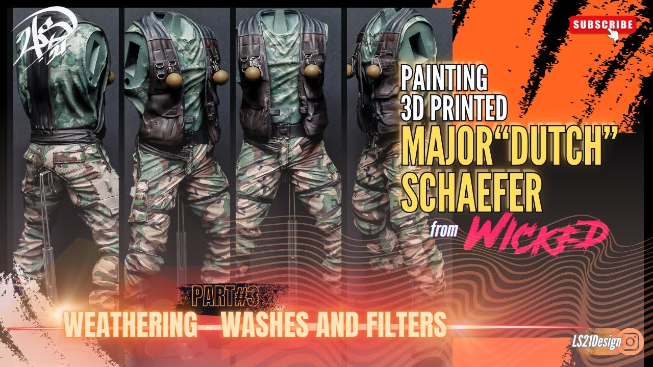 Painting 3D Printed Major 