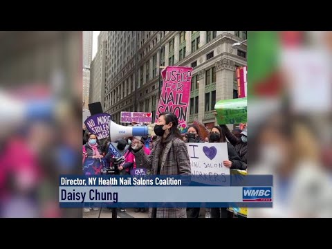 NYC Nail Salon Workers Rally