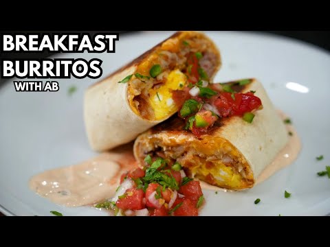 The Best Breakfast Burritos EVER w/ @SmokinandGrillinwithAB