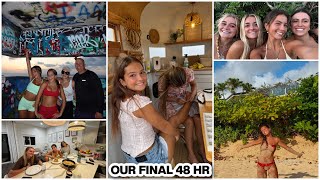 ROOMMATES , HIKES IN THE DARK & PERMANENT BRACELETS : OUR FINAL 48 HOURS | VLOG#2099