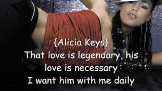 Brotha - Alicia Keys featuring Angie Stone and Eve (with Lyrics)