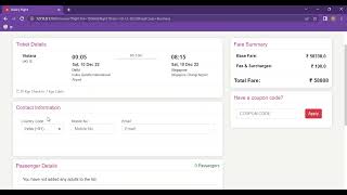 Airline Management System in Django Python