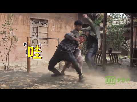 190320 Zhang Yixing Lay - The Golden Eyes behind the scenes 張藝興黃金瞳花絮 莊睿演繹武打絕學