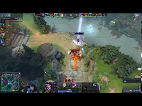 ▶️Newbee.Sccc kills LFY.ddc!  Newbee.Sccc playing Shadow Fiend LGD.Forever Young vs Newbee at The In