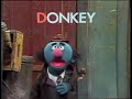 Classic Sesame Street Simon Soundman D For Donkey 1974