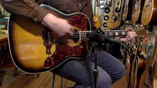 Video thumbnail for 1960s Harmony H1265 Sovereign jumbo flattop guitar by Jake Wildwood & Co