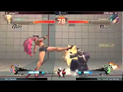 Canada Cup 2014 USF4 Teams: Team Pepedey vs Team CCG
