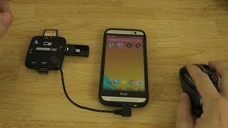 Micro USB OTG 3-Port Hub with Card Reader (Unboxing and Demonstration)