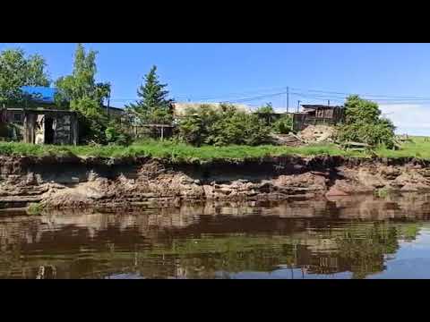 Опасная ситуация: В Табаге обрушение берега грозит жилым домам и дороге