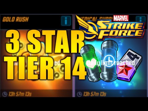 Gold Rush - Medical Supply Run - 3 Star Tier 14 - MARVEL Strike Force - MSF
