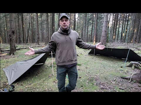 Zeltbahnvergleich| NVA Zeltbahn| BW Zeltbahn| Polnische Zeltbahn