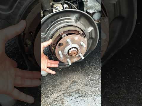 Two tips for rear brake job on Lexus LS430.