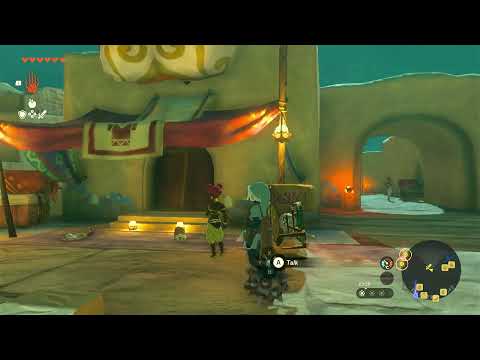 How to get into the secret clothing shop on Gerudo town  - The Legend of Zelda Tears of the Kingdom