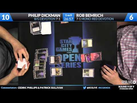 SCGKNOX - Standard - Round 9b - Philip Dickman vs Rob Bemrich